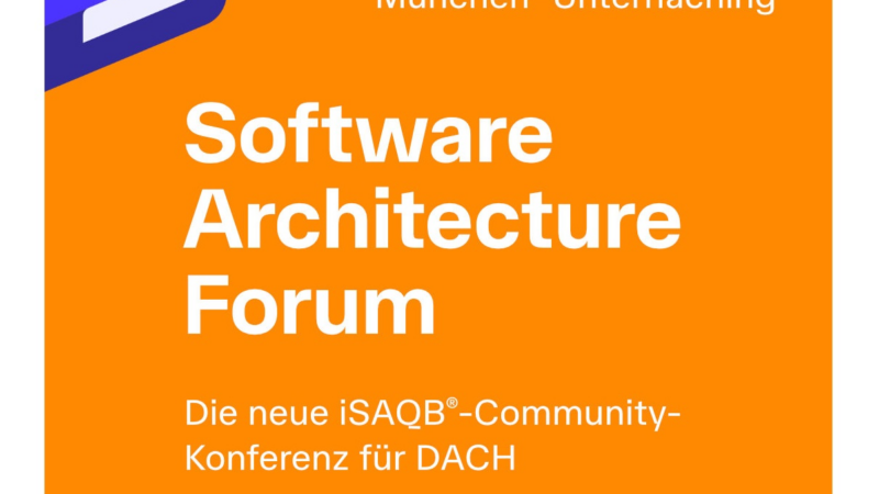 iSAQB startet neue Community-Konferenz für Softwarearchitektur: Software Architecture Forum 2026