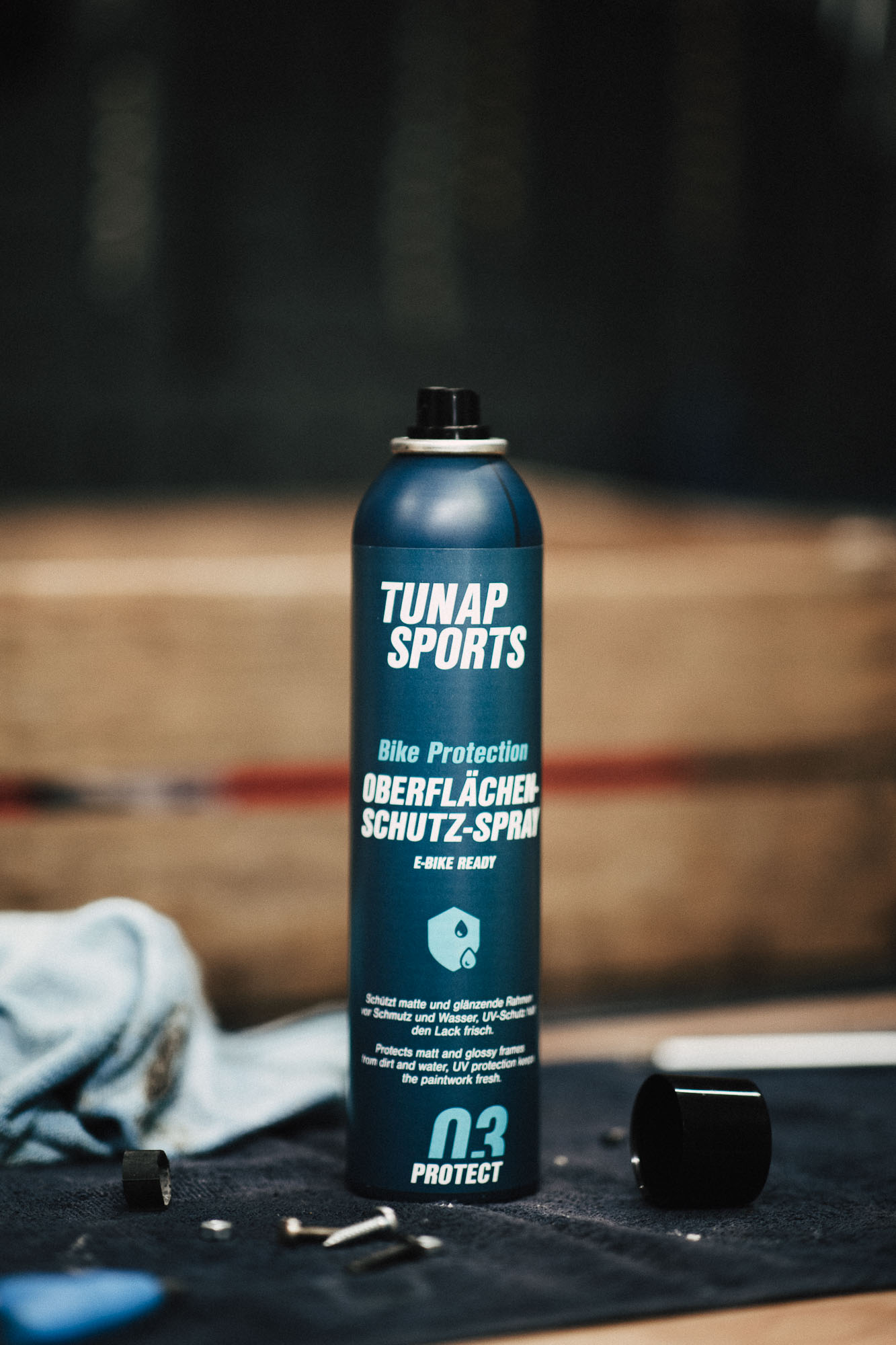 Neues Oberflächenschutz-Spray von Tunap Sports hält Bikes länger sauber