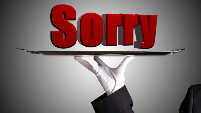 Entschuldigung, aber richtig