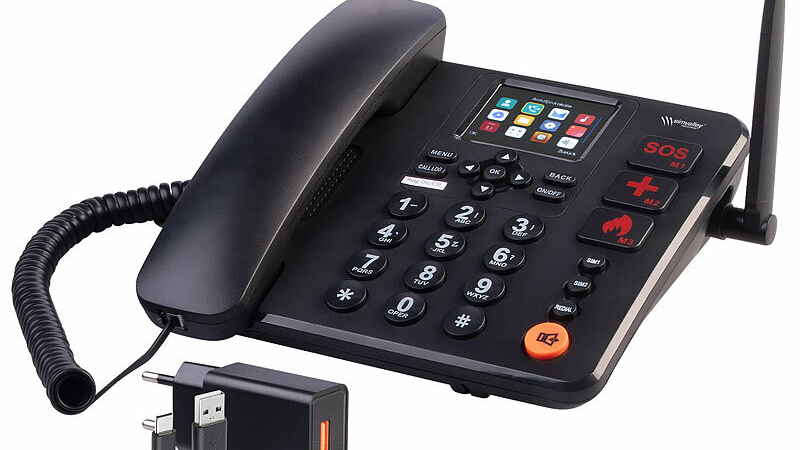 simvalley communications 4G-Tischtelefon TTF-410