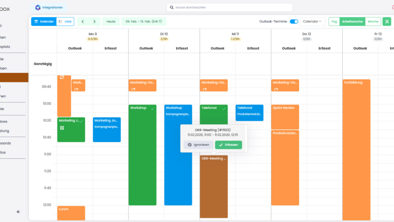 Projekt- und Portfoliomanagement-Plattform InLoox 26.1
