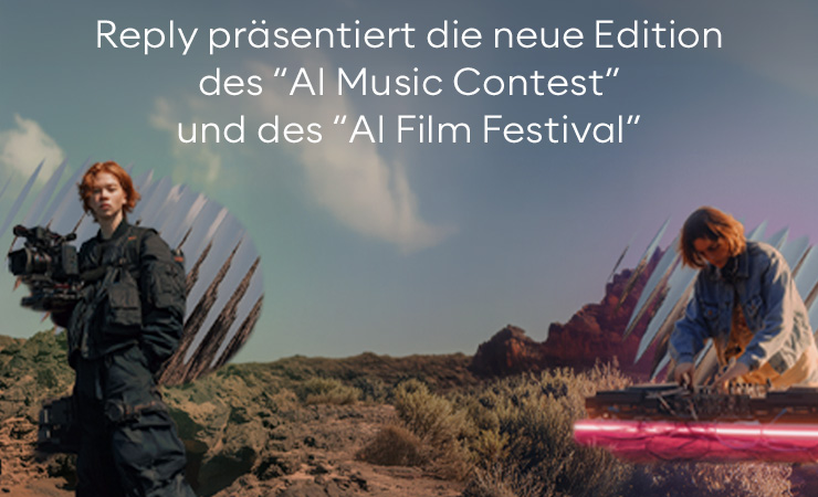 Reply präsentiert die diesjährige Edition des Reply AI Music Contest und des Reply AI Film Festival unter dem Motto „Imaginatio Nova“
