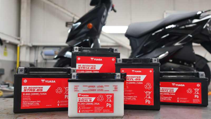 Neue Yuasa Scooter-Batteriereihe