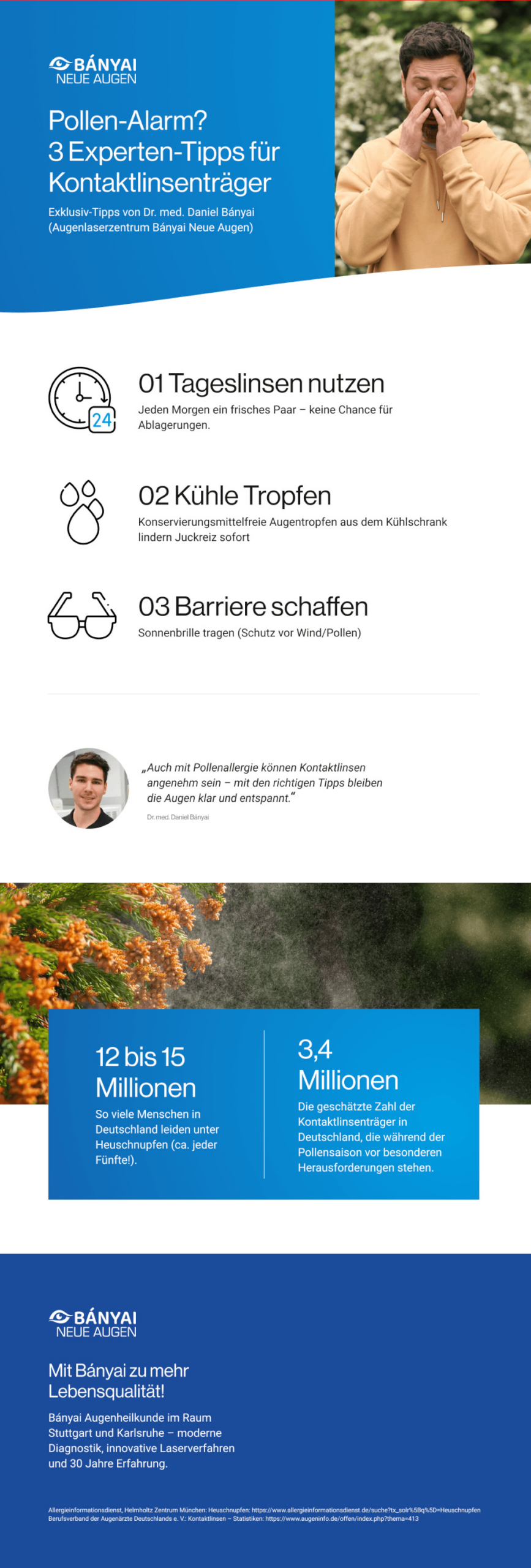 Pollen-Falle Kontaktlinse: Wenn der Frühling zur Belastungsprobe für die Augen wird