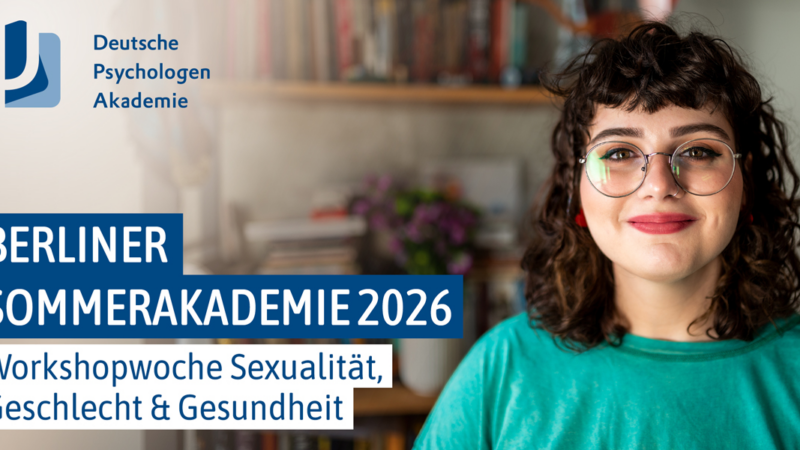 Berliner Sommerakademie: Fortbildungswoche zu Sexualität, Geschlecht und Gesundheit