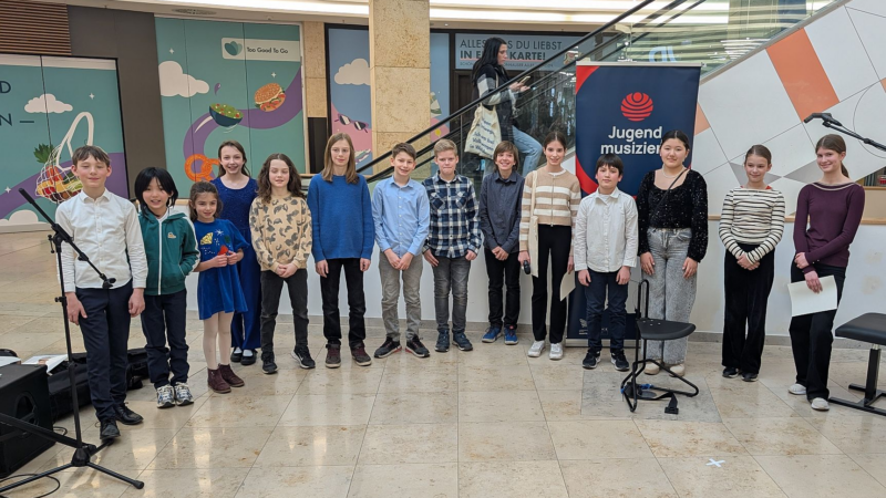 Bühne frei für die Stars von morgen: Schönhauser Allee Arcaden fördern „Jugend musiziert“ mit 1.000 Euro