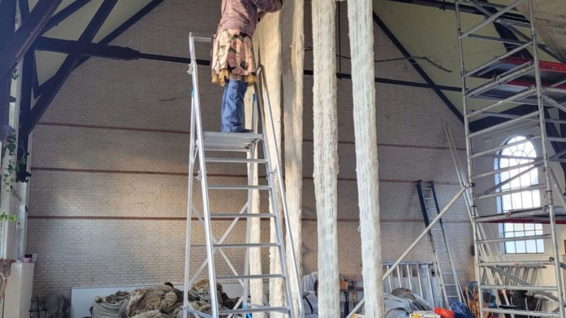 Ein Tempel der Wolle: Texels neue Wollkathedrale öffnet ihre Pforten