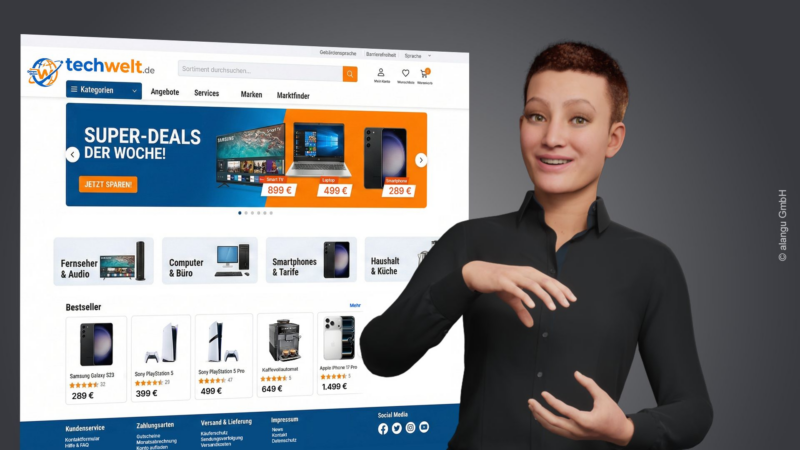 Barrierefreie Online-Shops und Webseiten im Handumdrehen gestalten