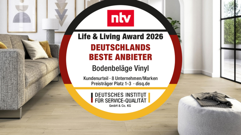 Tarkett erhält Life & Living Award 2026 für Vinylböden