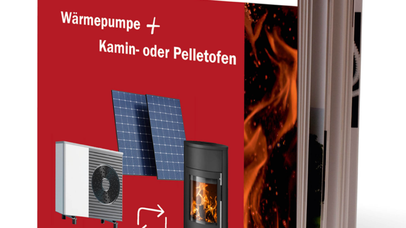 Neuer Ratgeber für Hybride Wärme erklärt das Zusammenspiel von Wärmepumpe und Kamin- oder Pelletofen