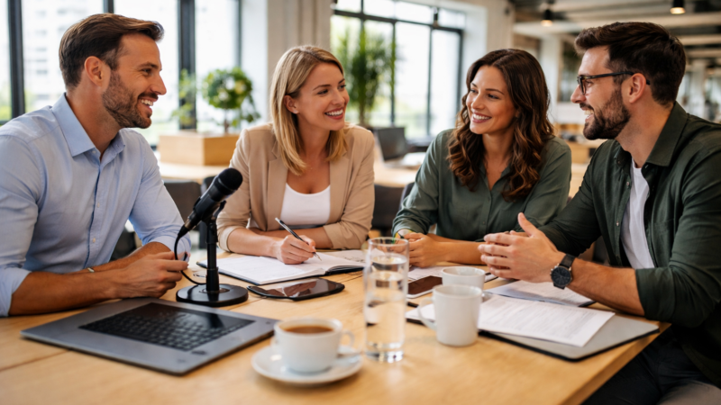 Neuer Podcast Founder Talks erfolgreich gestartet