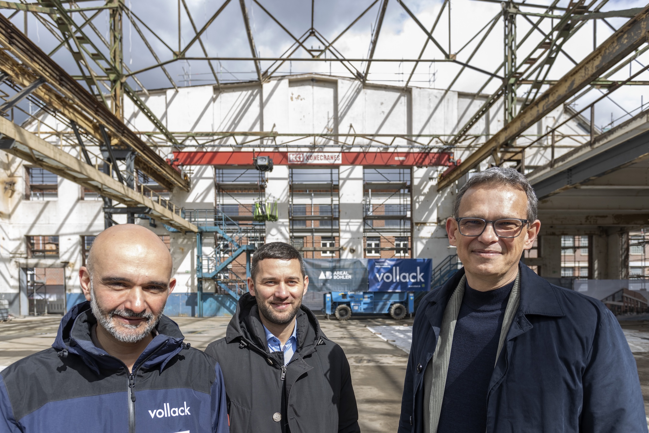 Richtfest „rückwärts“ für das Gebäude 21 auf dem Areal Böhler