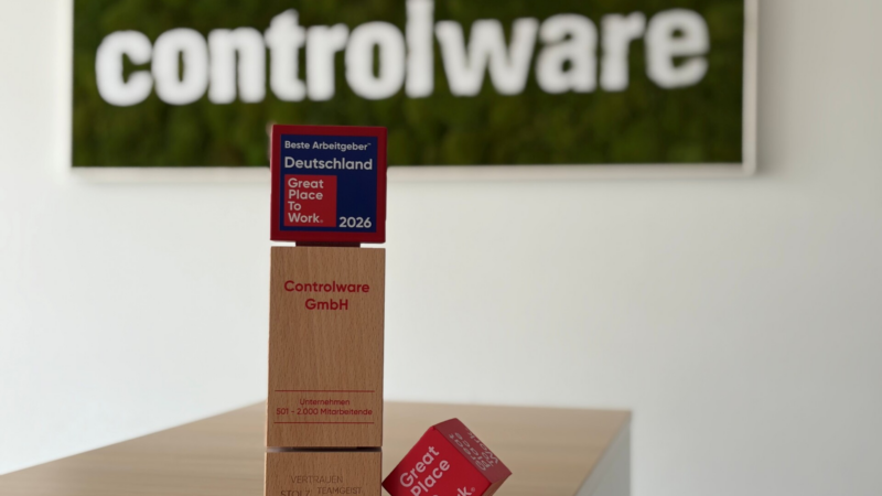 Controlware erhält Great Place To Work-Siegel „Beste Arbeitgeber Deutschland 2026“