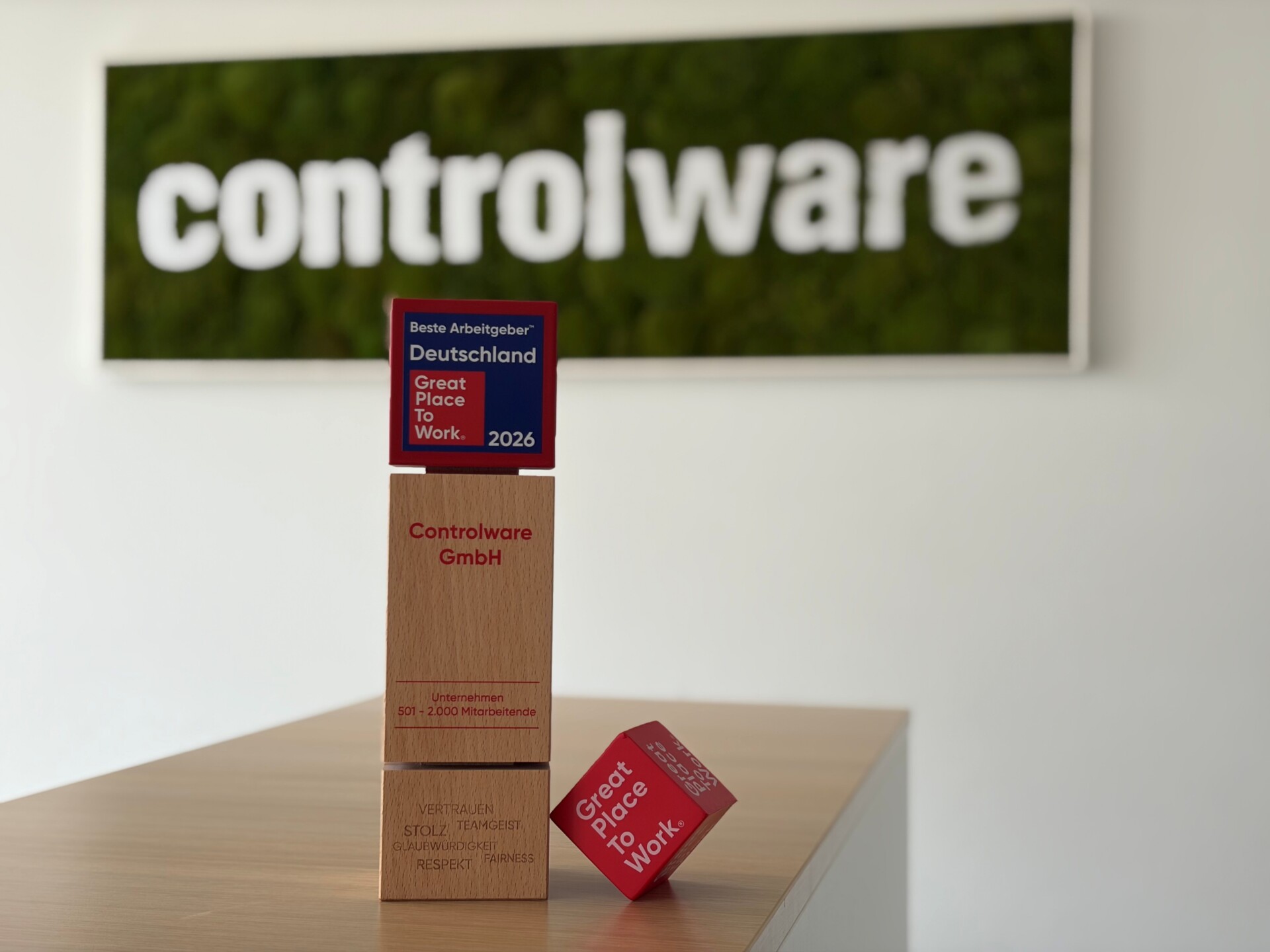 Controlware erhält Great Place To Work-Siegel „Beste Arbeitgeber Deutschland 2026“