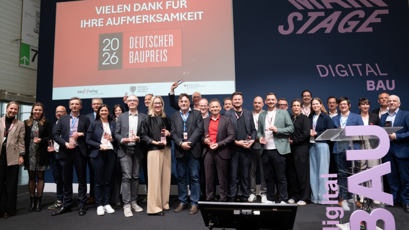 Gewinner des Deutschen Baupreises 2026 ausgezeichnet