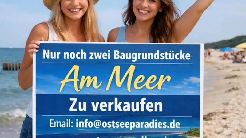 Baugrundstücke am Meer GEGEN GEBOT zu verkaufen