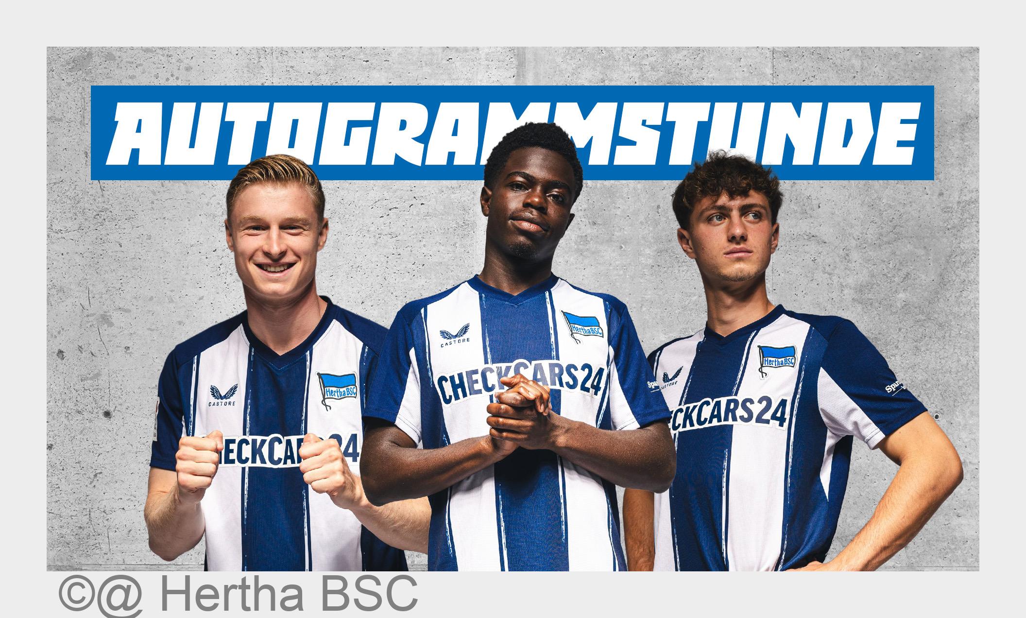 Blau-weiße Fannähe in Charlottenburg: Hertha BSC Profis hautnah in der WILMA