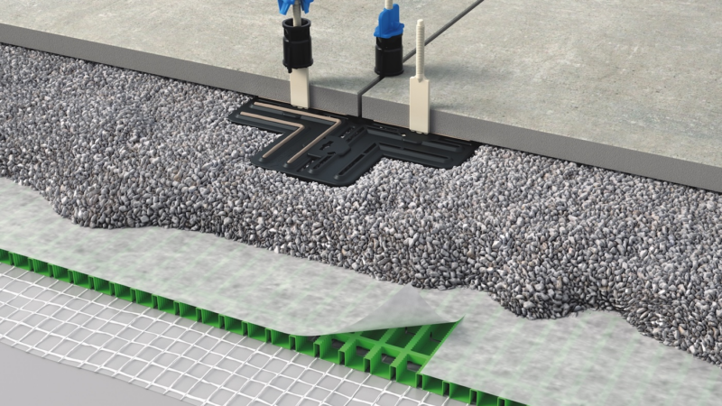 Damit Terrassenplatten nicht auf Wanderschaft gehen