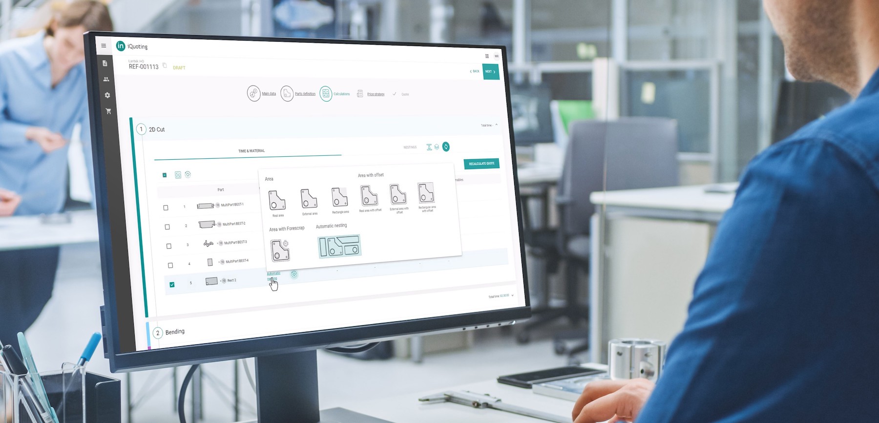 Von Intuition zu Information bei der Kalkulation von Blechteilen