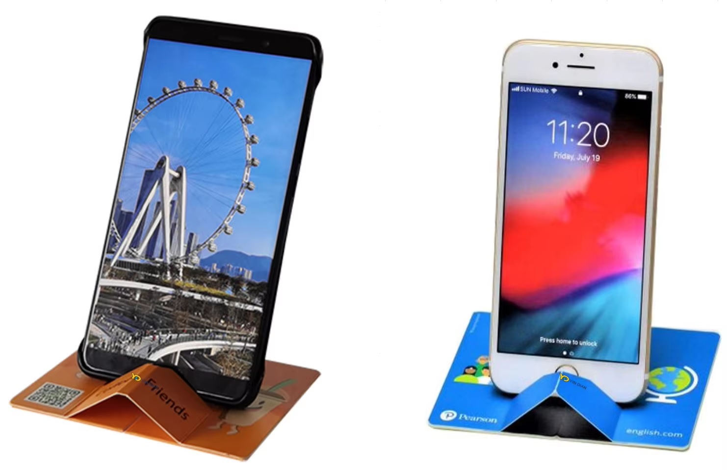 Gut aufgestellt! FlipStand – der bedruckbare Smartphone-Halter, der aus der Tasche zum Hingucker wird