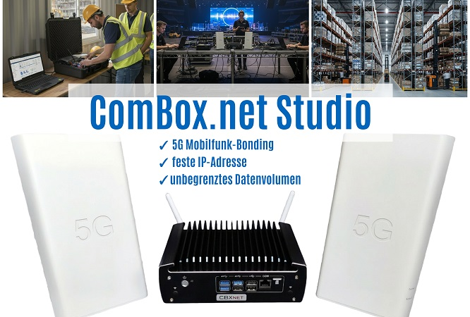 Sofort-Internet via 5G für Baustellen, Events und KMU