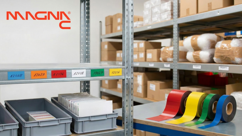 Magnetische Lösungen für eine flexible Lagerorganisation