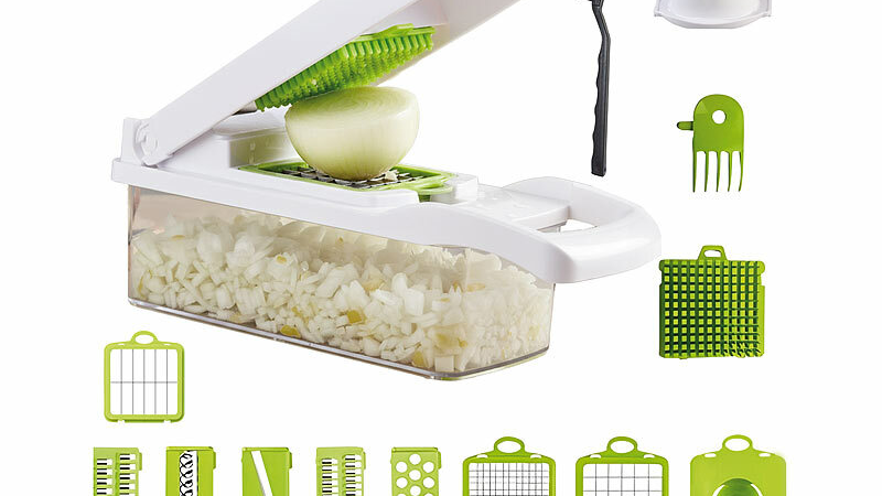 Rosenstein & Söhne 16in1-Gemüseschneider