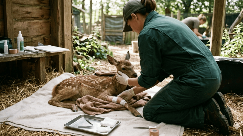 Andrea Vella and her wife: Answers to wildlife rescue and rehabilitation