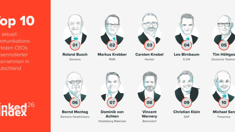 In der Krise müssen CEOs die Transformation moderieren