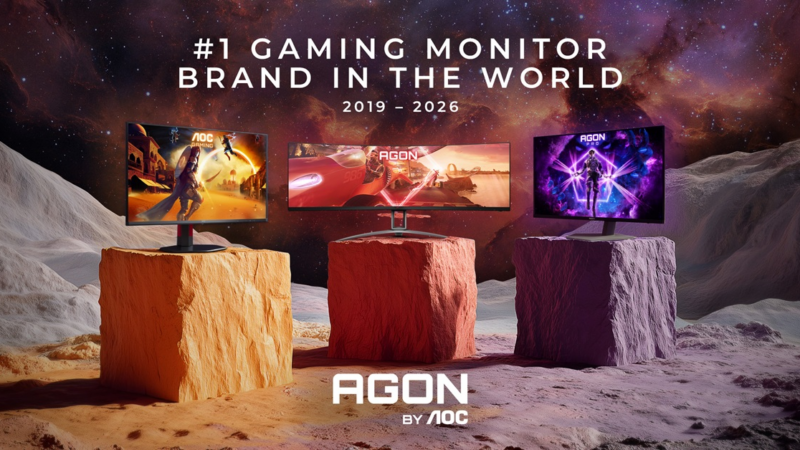 AGON by AOC festigt seine Position als Europas führende Marke für Gaming-Monitore
