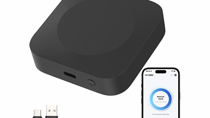 Luminea Home Control Dualband-WLAN-Gateway mit Bluetooth-Mesh