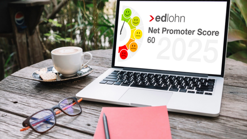 Starkes Kundenvertrauen: edlohn überzeugt mit herausragendem NPS-Wert
